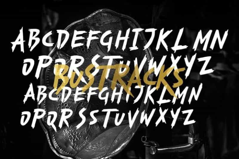 Bustracks Display Font Image 2