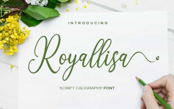 Royallisa Calligraphy Font Image 1