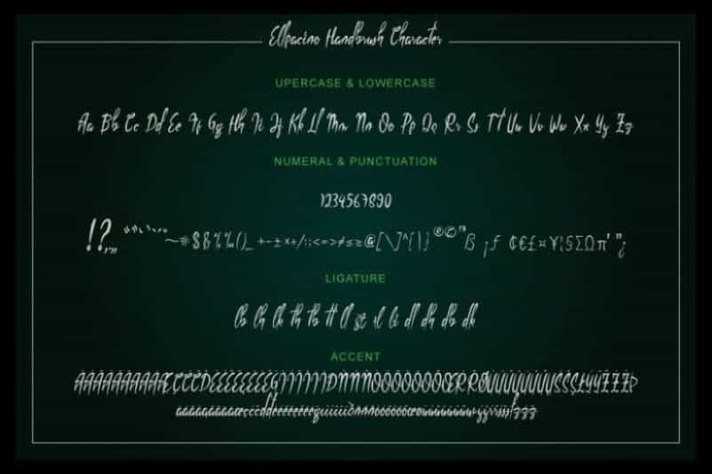Ellpacino Handbrush Font Image 4