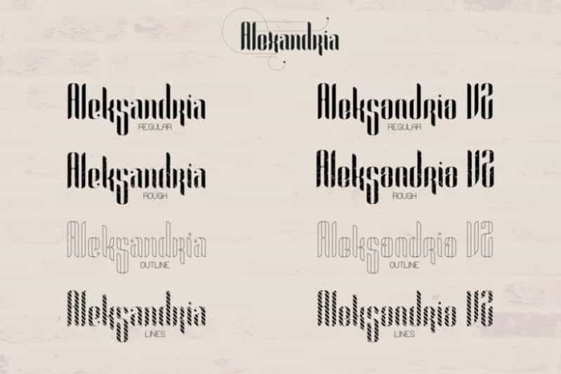 Alexandria Font Family Image 3