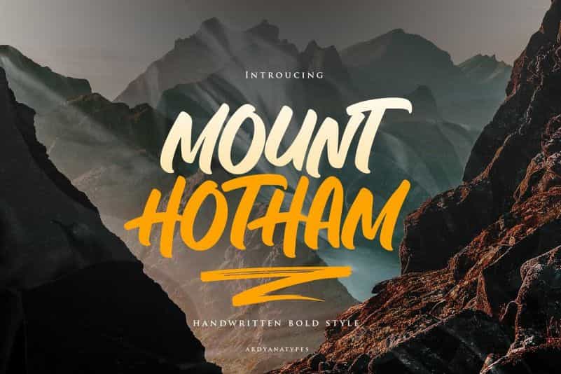 Hotham Script Font Image 1