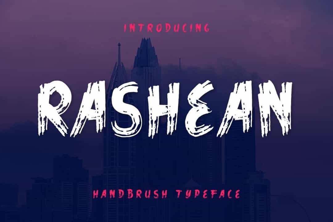 Rashean Brush Font Image 1