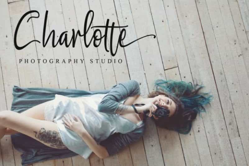 Carlottena Modern Calligraphy Font Image 2