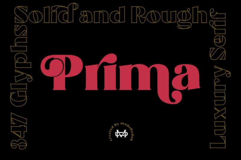 Prima Luxury Typeface Image 1