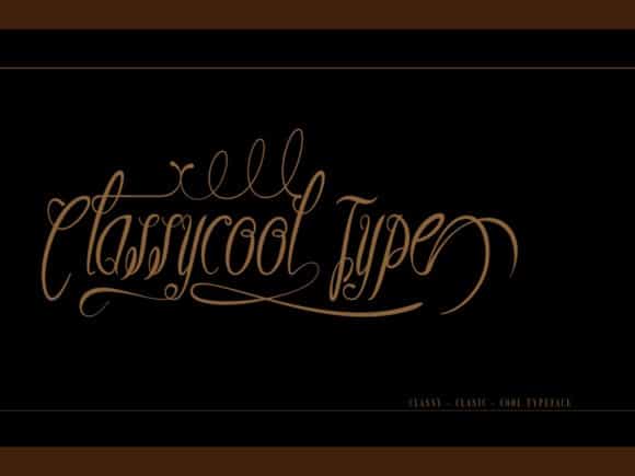 Classycool Calligraphy Font Image 1