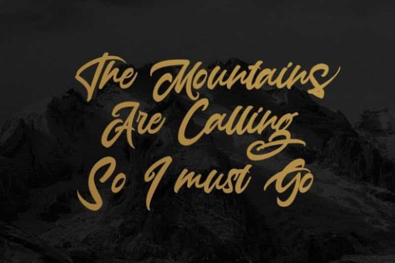 Anasite Malela Bold Script Font Image 3
