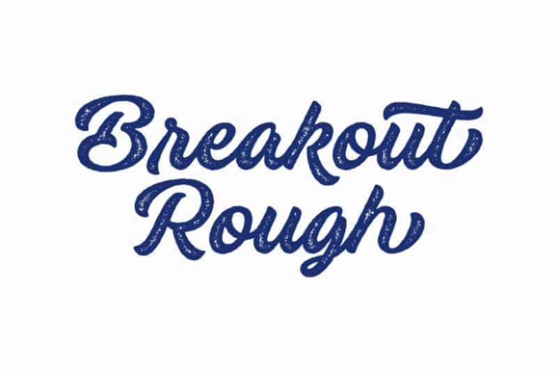Breakout Script Font Image 2