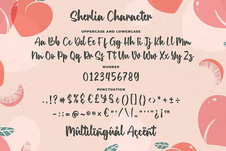 Sherlia Modern Calligraphy Font Image 3