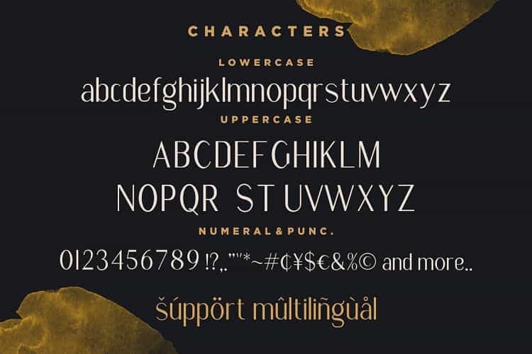 Golden Stanbury Font Duo Image 4