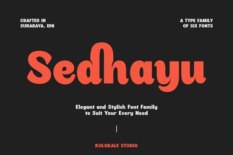 Sedhayu Sans Font Family Image 1
