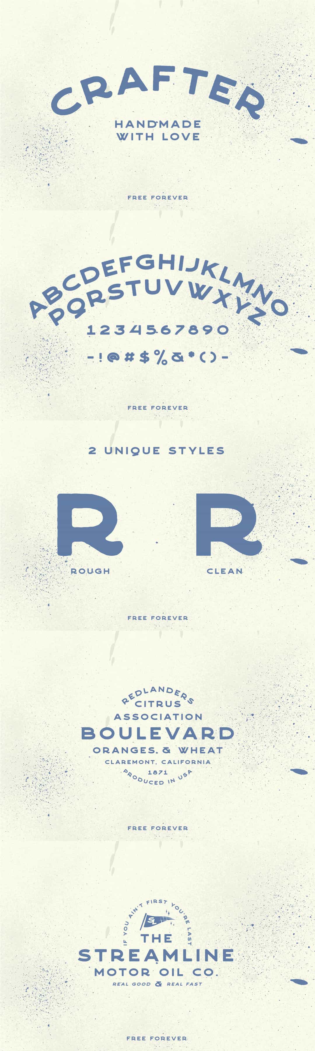 Crafter Vintage Font Free Image 1