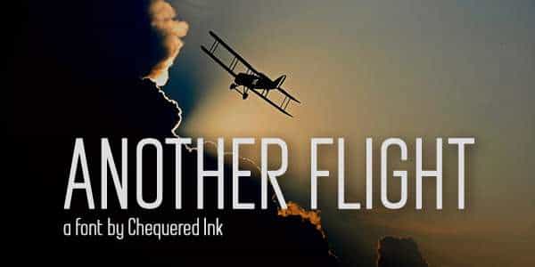 Another Flight Font Image 1