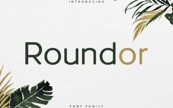Roundor Sans Serif Font Image 1