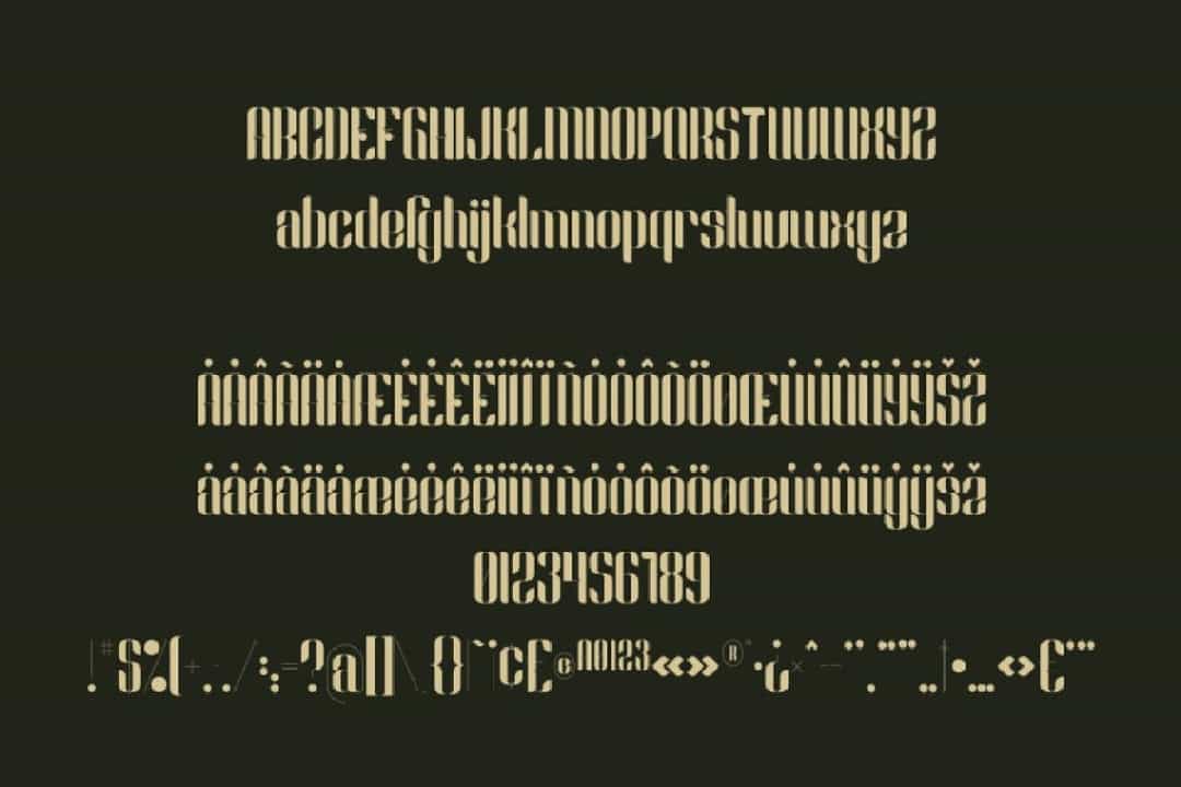 Slang Ligature Font Image 3