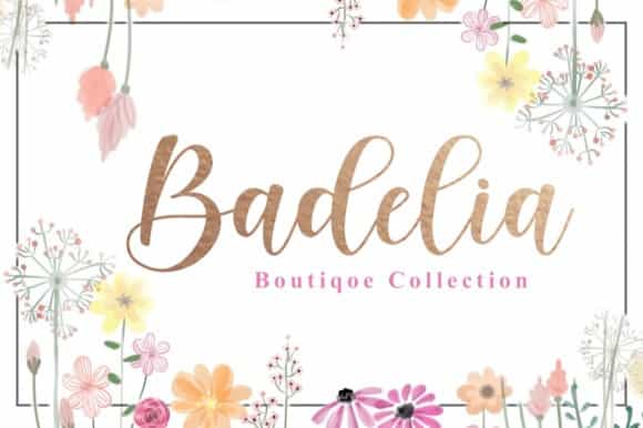 Banitha Modern Calligraphy Font Image 2