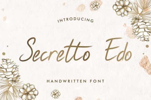Secretto Edo Font Image 1