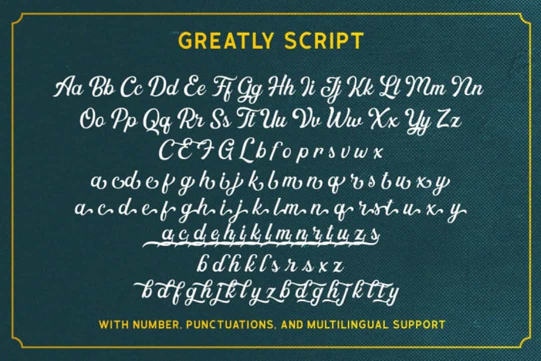 Greatly Font Image 3