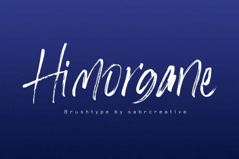 Hi Morgane Brush Font Image 1