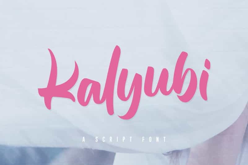 Kalyubi Script Font Image 1