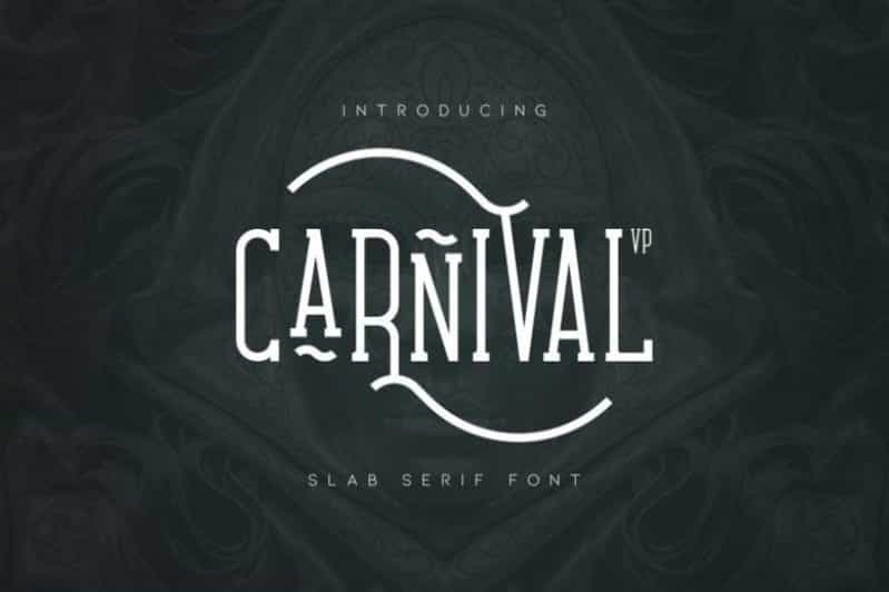 Carnival VP Slab Serif Font Image 1
