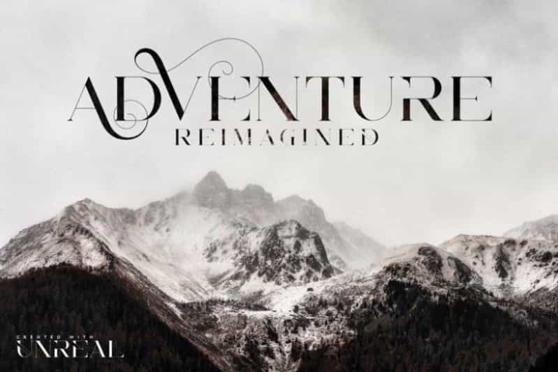 Unreal Serif Font Image 2