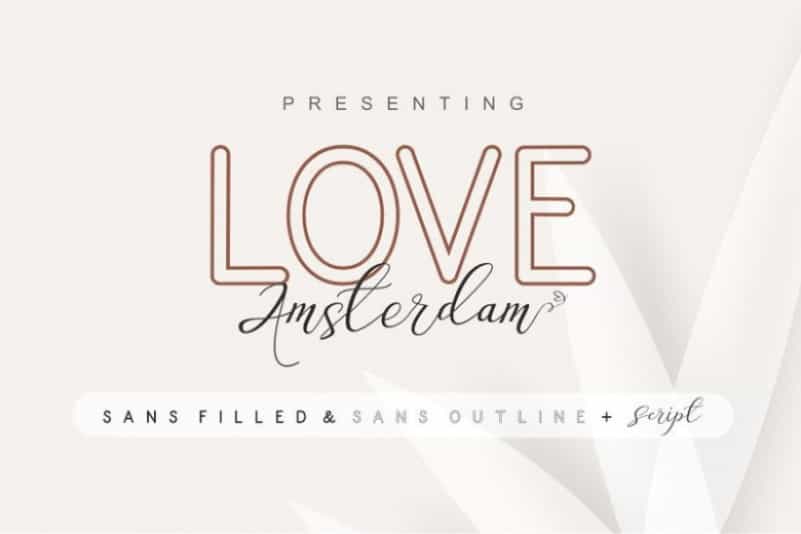 Love Amsterdam Sans Font Image 1