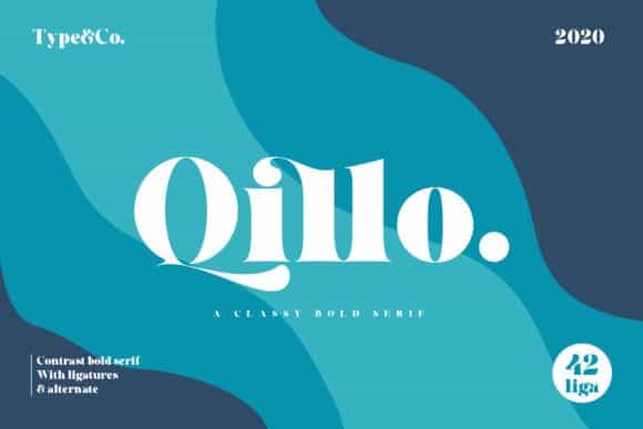 Qillo Serif Font Image 1