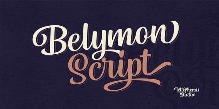 Belymon Script Font Image 1