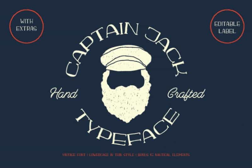 Captain Jack Serif Font Image 1