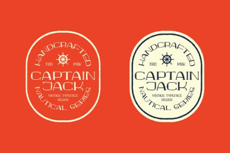 Captain Jack Serif Font Image 2