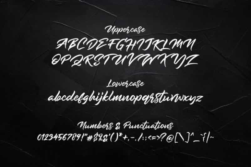 Rockmore Script Font Image 3