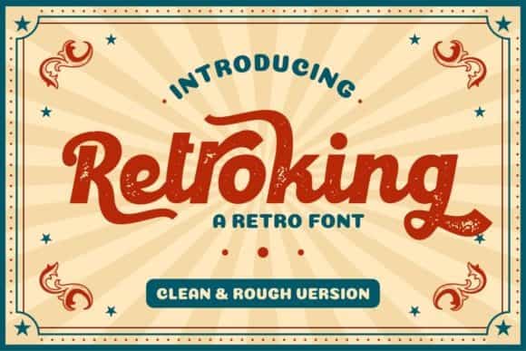 Retroking Retro Font Image 1