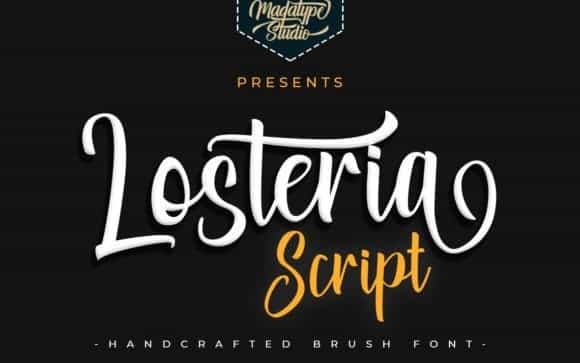 Losteria Script Font Image 1