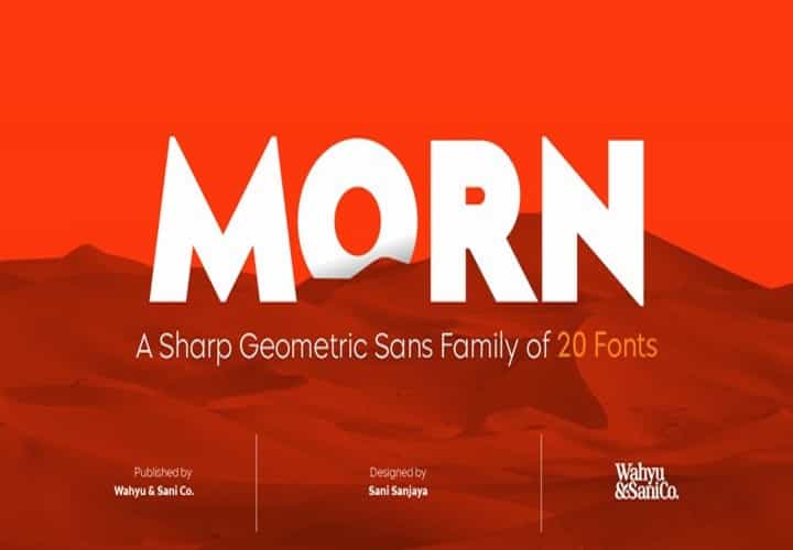Morn Sans Serif Font Image 1