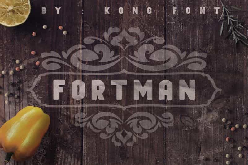 Fortman Sans Serif Font Image 1