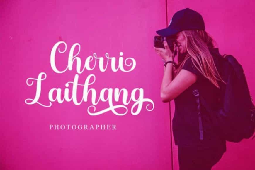 Nanshy Modern Calligraphy Font Image 3