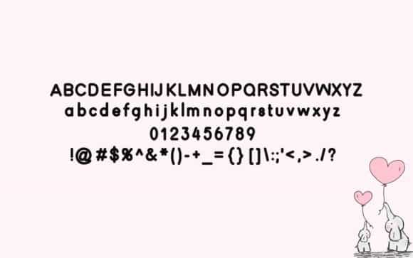 Affection Display Font Image 3