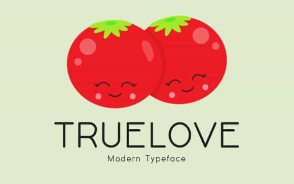 Truelove Sans Serif Font Image 1