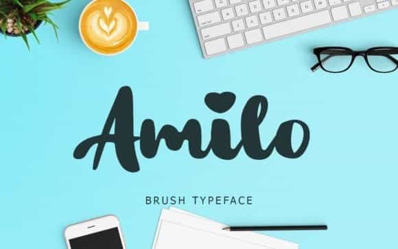 Amilo Script Font Image 1