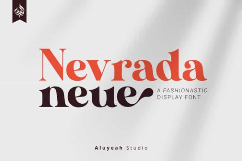 Nevrada Neue Display Font Image 1