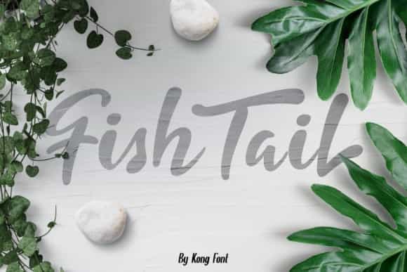 Fishtail Script Font Image 1