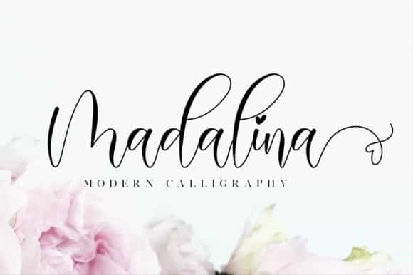 Madalina Calligraphy Font Image 1