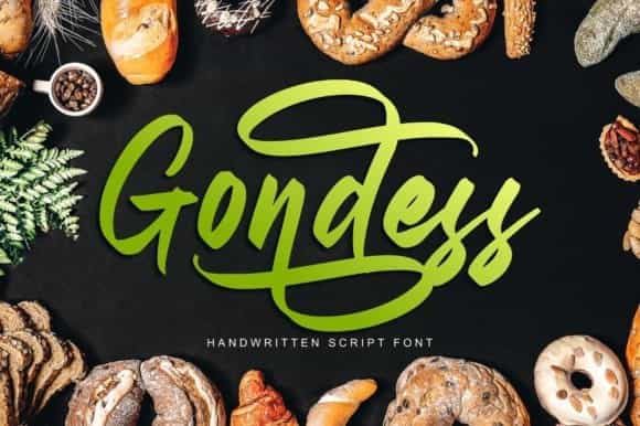 Gondess Script Font Image 1