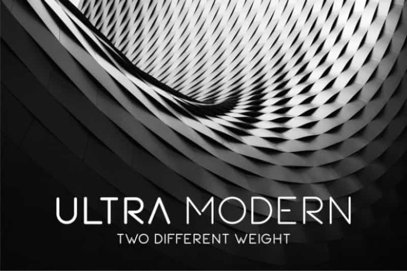Spotnik Ultra Modern Space Font Image 2