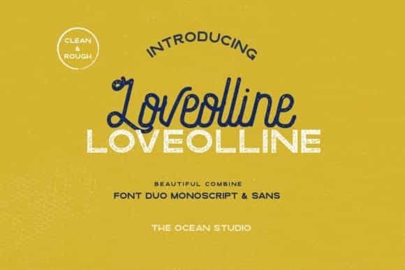 Loveolline Font Duo Image 1