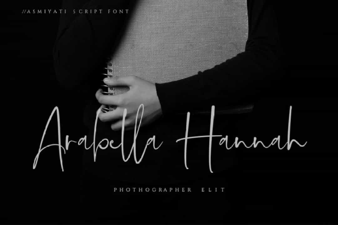Asmiyati Luxury Script Font Image 2