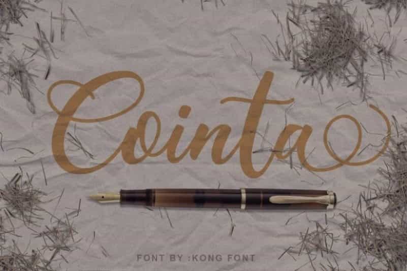 Cointa Script Font Image 1