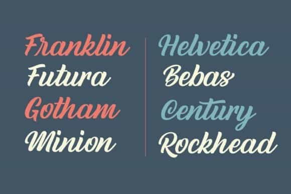 Rockhead Script Font Image 2