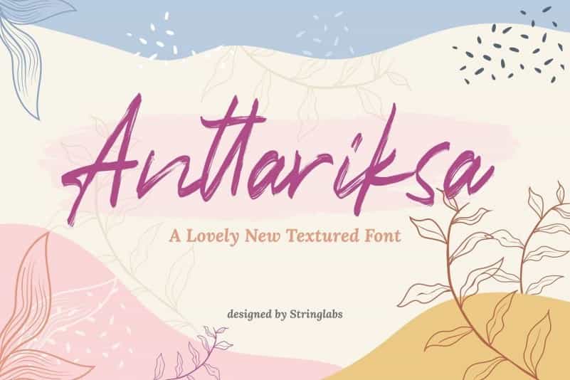 Anttariksa Brush Script Font Image 1
