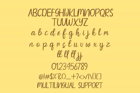 Salthing Script Font Image 3